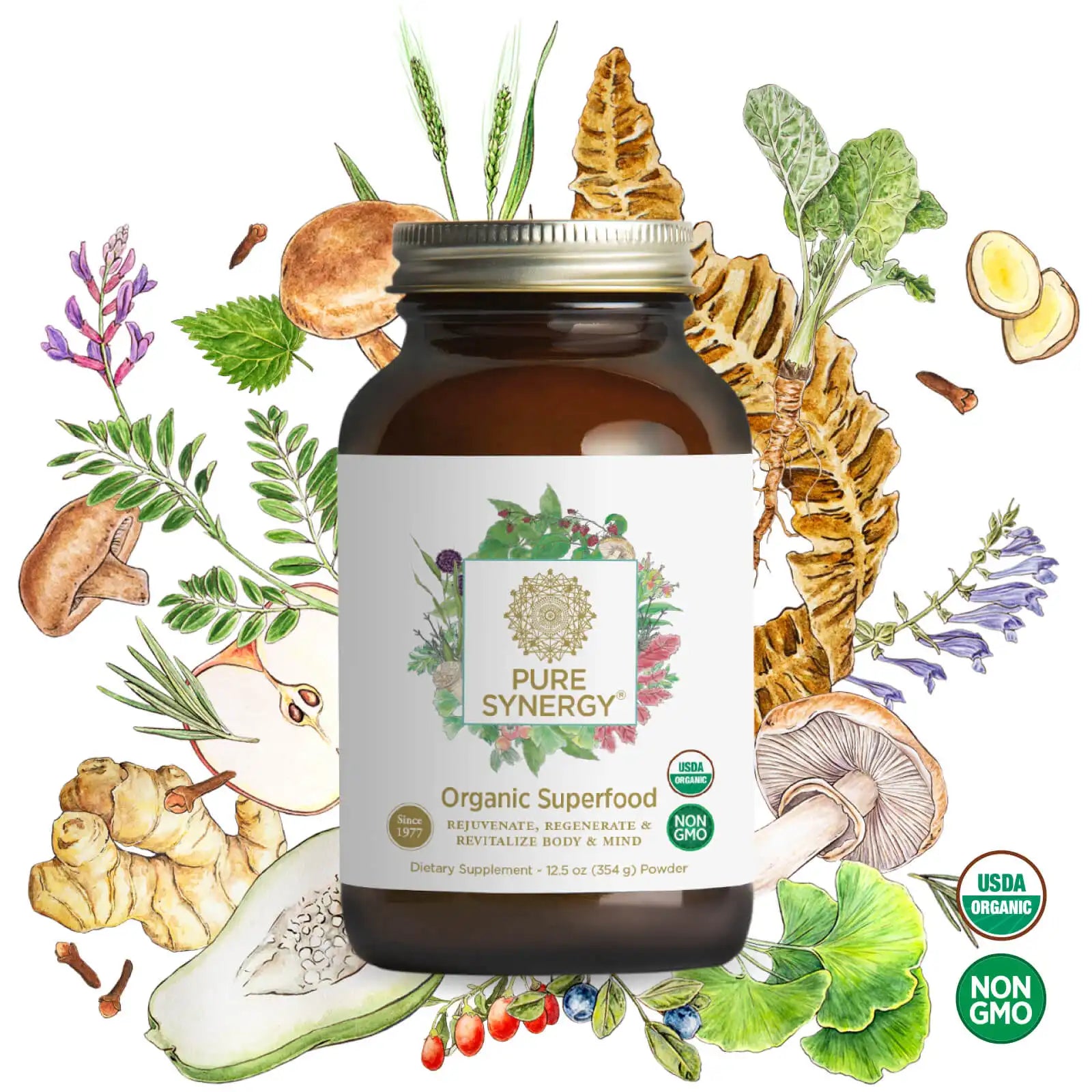 Pure Synergy® Organic Superfood — 12.5 oz Powder